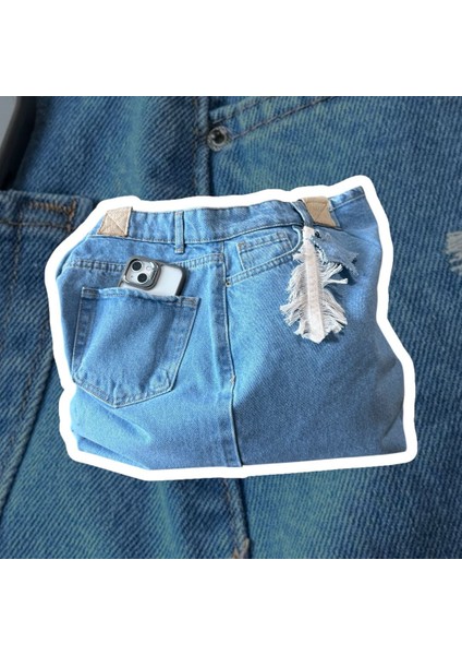 Spor ve Casual Kullanım Için Denim Yoga Matı Bölmeli Çanta / El Yapımı & Dayanıklı fırsatları