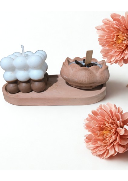 Hartopia-Aromaterapi Mum-Lotus Çiçeği Mum Set indirimleri