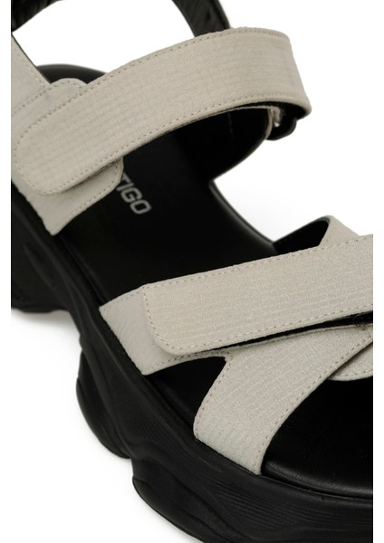 25S-600 5fx Bej Kadın Spor Sandalet