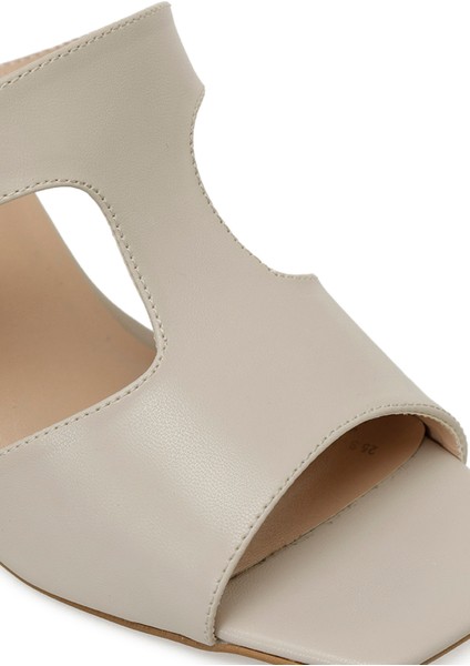 25S-279 5fx Bej Kadın Terlik