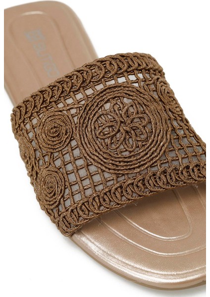 24S-163 5fx Kahverengi Kadın Terlik