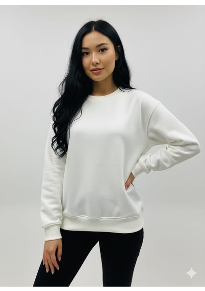 Bayan Bisiklet Yaka Sweatshırt