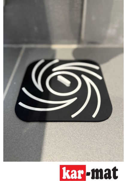 Siyah Beyaz Renk Kare Kötü Koku Önleyici Silikon Mat Banyo Mutfak Lavabo Balkon Gider Tıpası Kapağı fiyatları