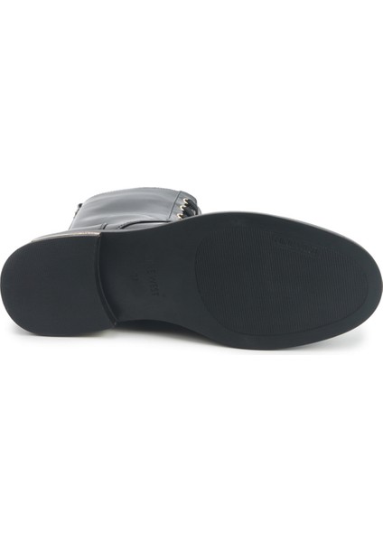 Tılmey3 5pr Siyah Kadın Düz Bot