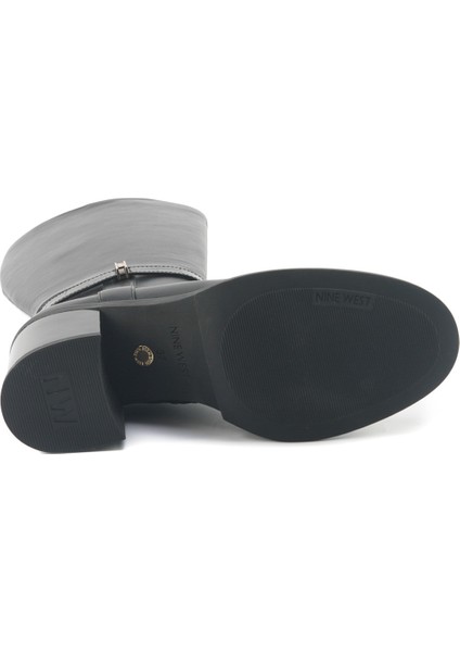 Nathıe 5pr Siyah Kadın Topuklu Çizme