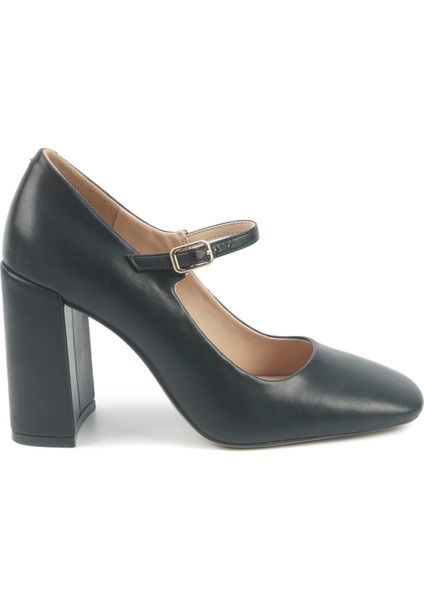 Edgar 5pr Siyah Kadın Topuklu Ayakkabı