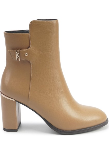 OLIVIER 5PR CAMEL. Kadın Topuklu Bot