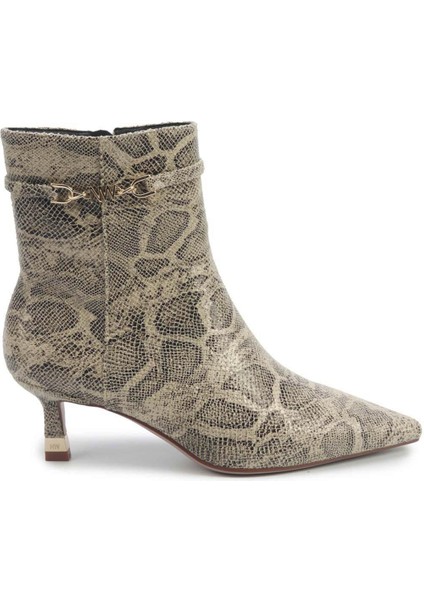 Brella2 5pr Bej Kadın Topuklu Bot