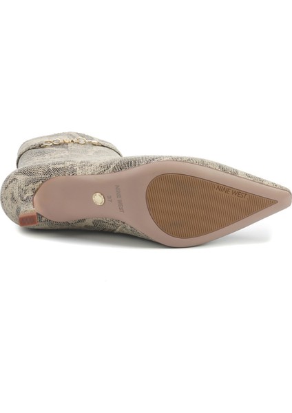 Brella2 5pr Bej Kadın Topuklu Bot