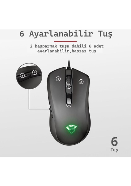 Gxt 930 Jacx Rgb Gamer Mouse fırsatları
