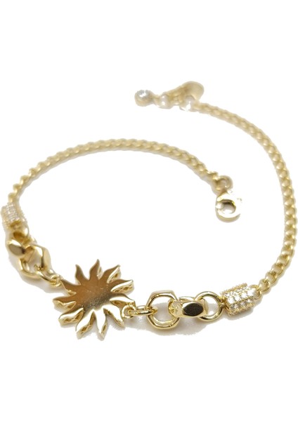 Güneş Bileklik Künye 14 Ayar Altın Hd Videolu