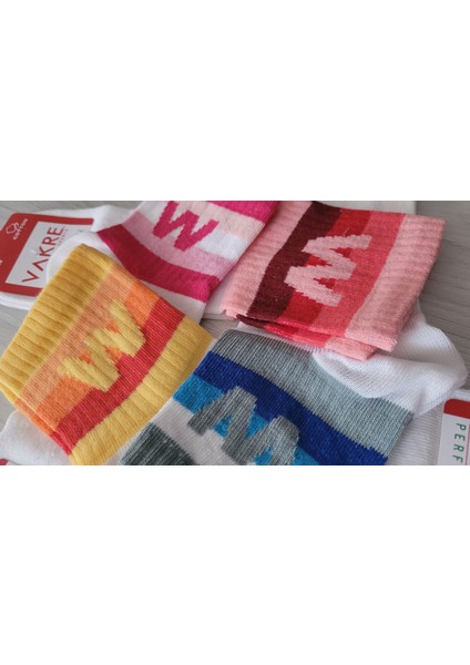 Kadın Günlük Desenli Çorap 12'li fırsatları