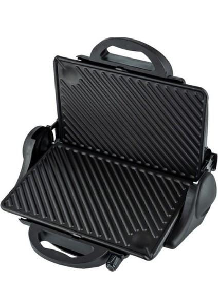 Şık Siyah Tek Yönlü Tost Makinesi, 2000W, 220-240V, Garantili fiyatları