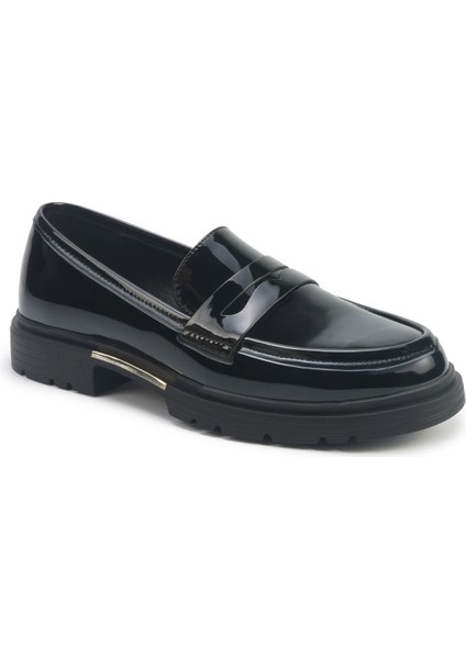 Popup 5pr Siyah Kadın Loafer
