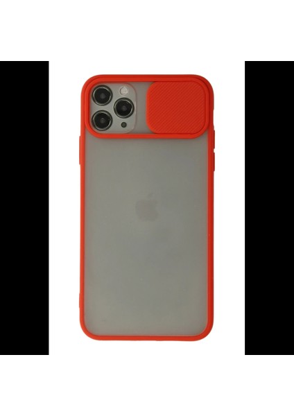 iPhone 11 Pro Max Kılıf Palm Buzlu Kamera Sürgülü Silikon