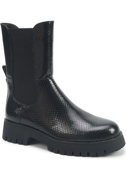 Gracıela3 5pr Siyah Kadın Düz Bot