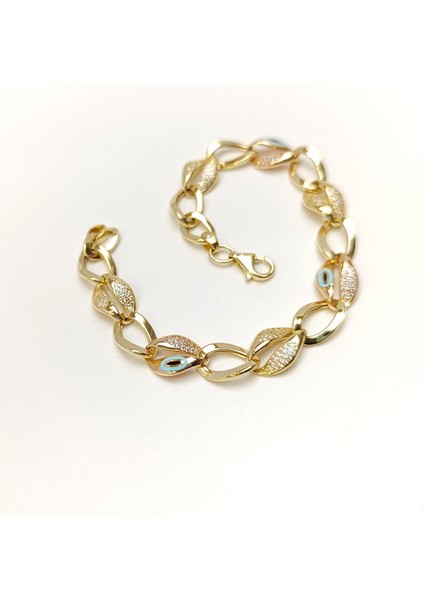 Mineli Göz Bileklik Künye 14 Ayar Altın Hd Videolu fiyatları