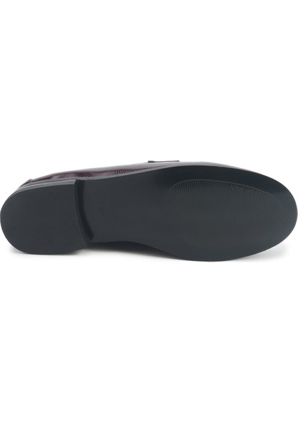 Maran3 5pr Bordo Kadın Loafer