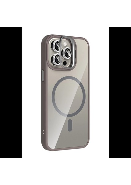 Apple iPhone 15 Pro Max Remim Lensli Magsafe Standlı Kapak fiyatları