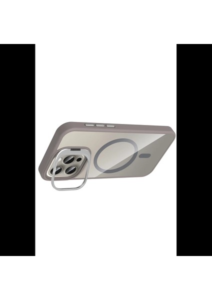 Apple iPhone 15 Pro Max Remim Lensli Magsafe Standlı Kapak modelleri