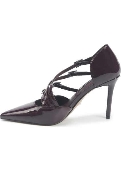 Julınt 5pr Bordo Kadın Topuklu Ayakkabı