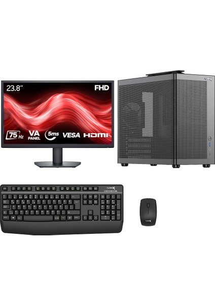 TX8334 Ultra 5 225 32GB Ddr5 Ram 512GB Nvme 23.8 Inç Monitör Masaüstü Ofis Hazır Sistem