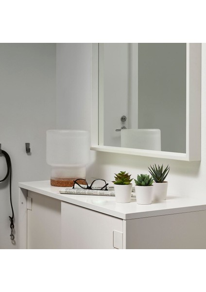 Saksılı Yapay Bitki, Yeşil, 6 Cm, 3 Adet, Kaktüs modelleri