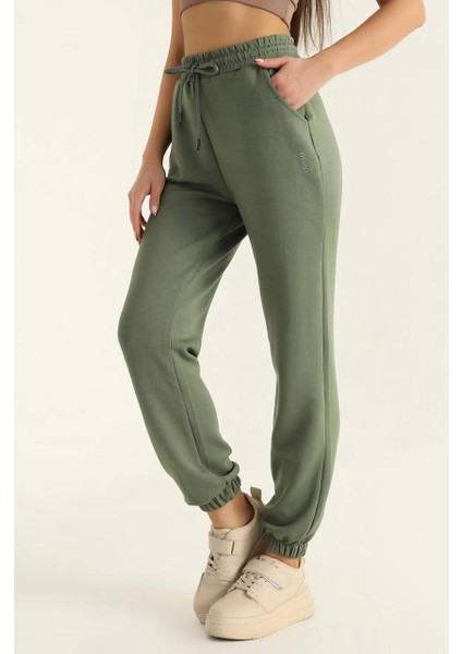 Oysho Modal Kumaş Jogger Kadın Eşofman Altı Iki Cepli Yüksel Bel Spor ve Günlük Kullanım