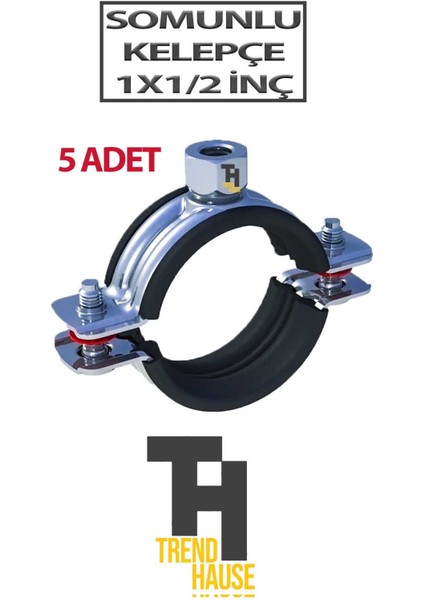 Somunu Kelepçe 1.1/2-5 Adet