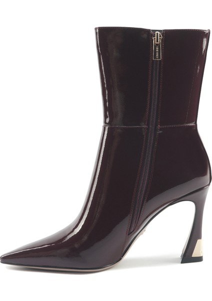 Dorıssa 5pr Bordo Kadın Topuklu Bot