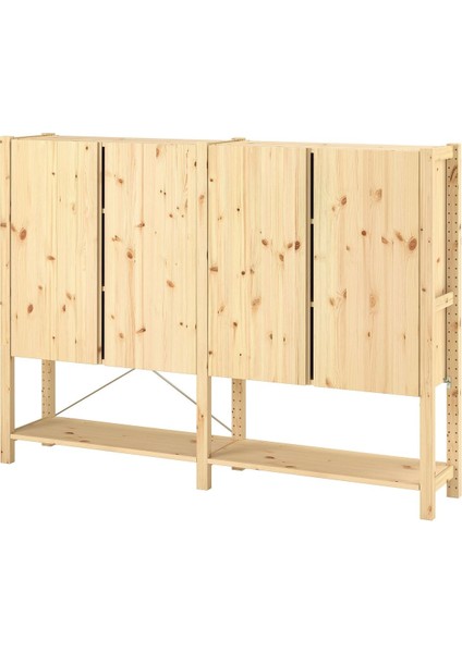 Kapaklı Dolap, Çam, 174X30X124 cm