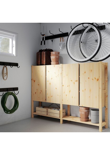 Kapaklı Dolap, Çam, 174X30X124 cm fiyatları
