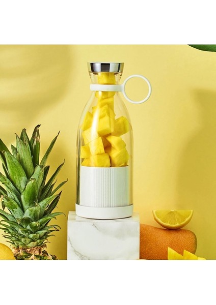 Taşınabilir Şarjlı Smoothie Blender, Beyaz, Kolay Kullanım ve Temizlik fırsatları