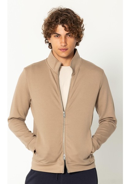 Erkek Modern Tasarım Teknolojik Kumaş Süper Yumuşak Çift Fermuar Açılır Detaylı Ince Mont indirimleri