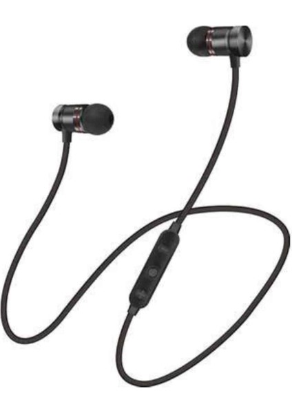 Depomix Sports Mıknatıslı Siyah Bluetooth Kulaklık Kablolu Uzun Pil Ömrü fırsatları