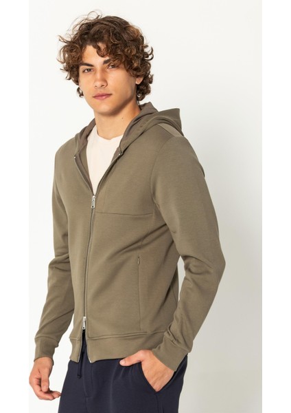 Erkek Yeni Teknoloji Kumaş Süper Yumuşak Kapüşonlu Sweartshıirt