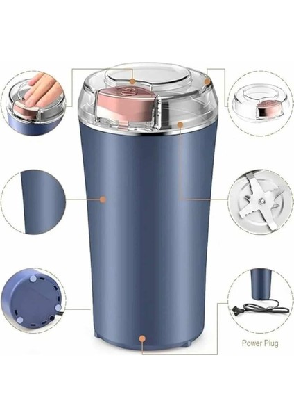 Depomix Kahve ve Baharat Öğütücü Kolay Temizlenebilir Paslanmaz Çelik Taşınabilir modelleri