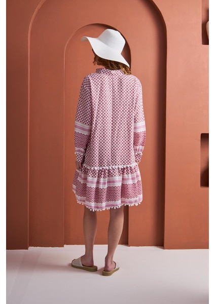 Sahara -Pembe Etnik Elbise