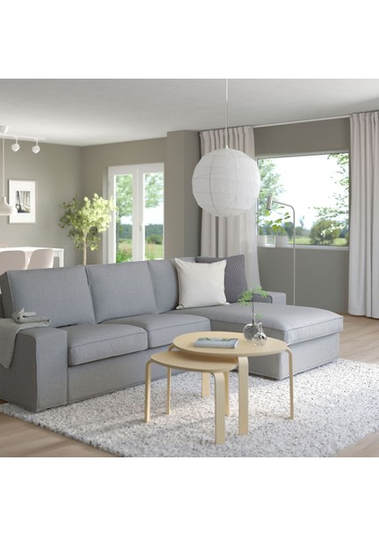 2'li Kanepe ve Uzanma Koltuğu, Tibbleby Bej-Gri fiyatları