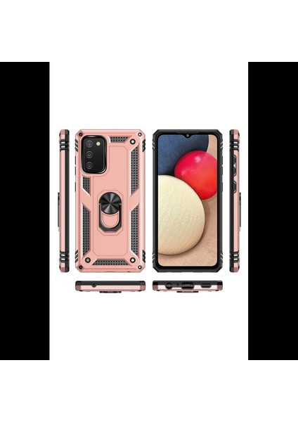 Samsung Galaxy A03S Kılıf Sofya Yüzüklü Silikon Kapak modelleri