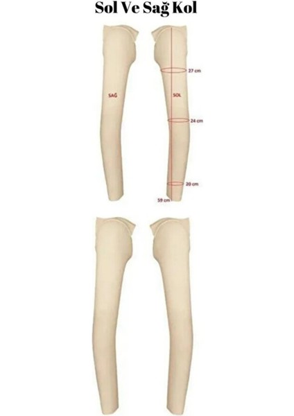 Ayarlanabilir Seyyar Lastikli Iğne Batabilen 36-38-40 Beden Uyumlu Prova Mankeni Kolu indirimleri