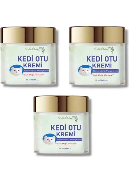 Kedi Otu Kremi Uzak Doğu Mucizesi Doğal Etkili Ağrı Sızı Kremi 50 ml x 3 Adet