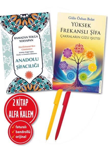 Alfa Kalem+Ramazan Tolga + Gülis Özhan 2 Kitap (Anadolu Şifacılığı+Yüksek Frekanslı Şifa)