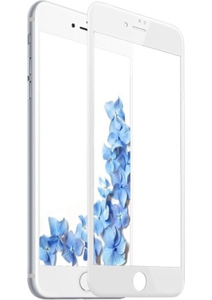 Gener Iphone 6-6s 3D Temperli Full Cam Ekran Koruyucu-Beyaz