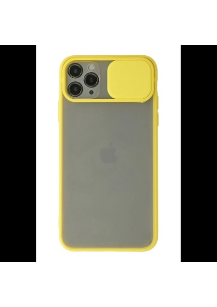 iPhone 11 Pro Max Kılıf Palm Buzlu Kamera Sürgülü Silikon