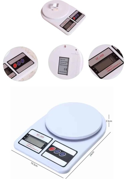 Depomix Yeni Nesil Taşınabilir Dijital Hassas Mutfak Tartısı Mutfak Terazisi Hassas Ölçüm 10 kg modelleri