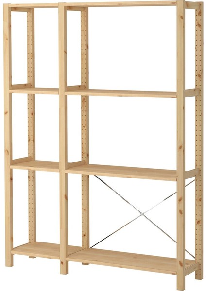 Raf Ünitesi, Çam, 134X30X179 cm