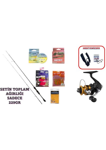 Voltage 190 cm 0.5–5 gr & Shimano Fx 1000 Fc Lrf Seti