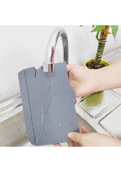 Buffer® Lavabo Için Silikon Esnek Mat Musluk Sapı Damlama Tutucu Raf Mutfak Tezgahı Sıçrama Koruma