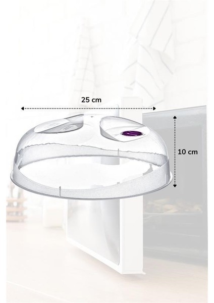 Buffer® Mikrodalga Fırın Koruyucu Sızdırmaz Gıda Koruyucu Dayanıklı Yiyecek Isıtma Kapağı